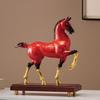 Chinese Style Success on Horseback Ornament for Living Room, Office, or Wine Cabinet - Ideal Housewarming or Opening Gift
