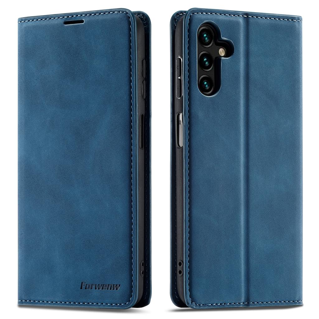 FORWENW Fantasy Series for Samsung Galaxy A55 5G Cases Mobile Phone Cover Skin-touch PU Leather Stand Wallet