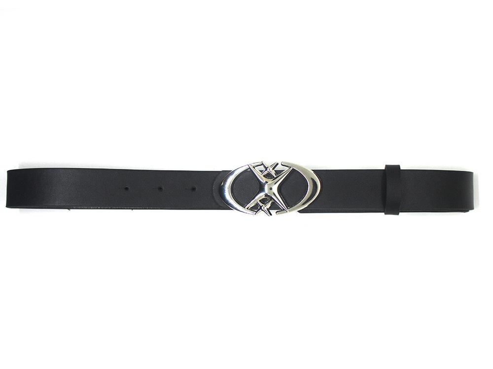 Stylish Crescent Moon & Star Leather Belt for Jeans & Skirts