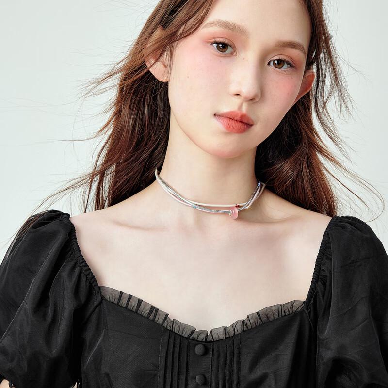 Ledian Black Mesh French Puffy Mini Dress