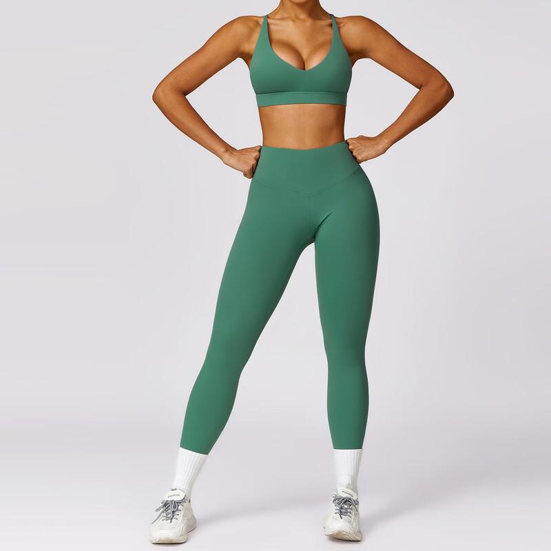 

OEING Women s Zipper Quick-Dry Yoga & Fitness Set XL/14