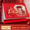 2026 Chinese Red Horse Year Festive Calendar: Hollowed-Out Design, Corporate Gift