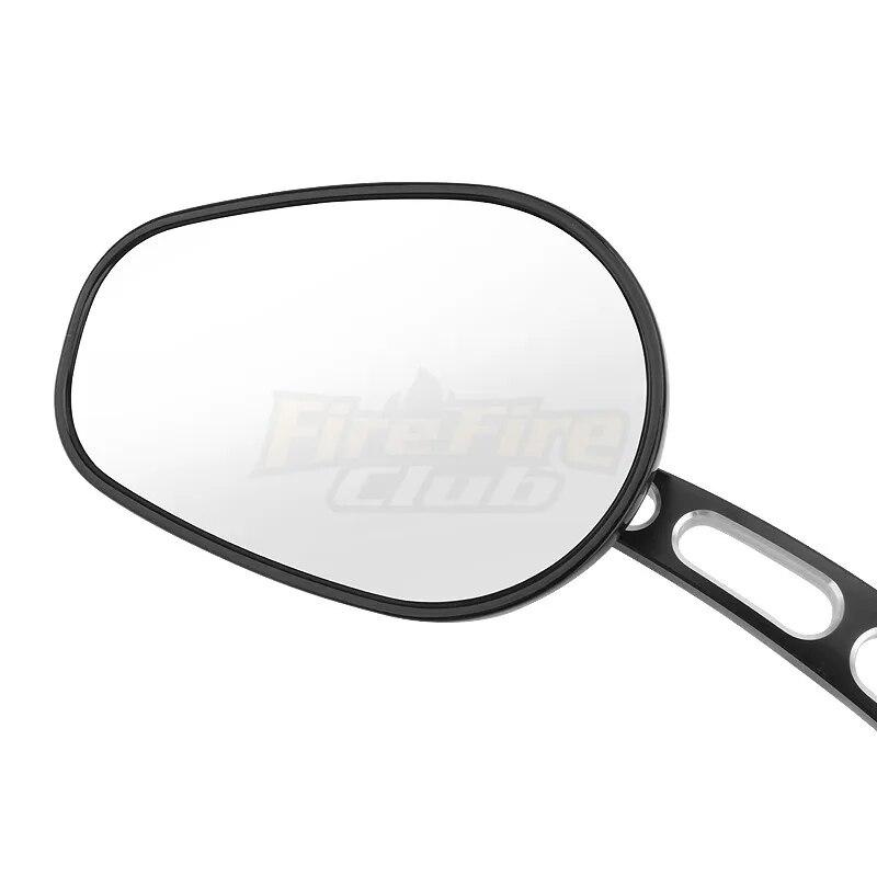Universal Motorcycle Black Rearview Side Mirrors For Harley Touring Road King Dyna Softail FLHTC Classic Sportster XL 1200 883