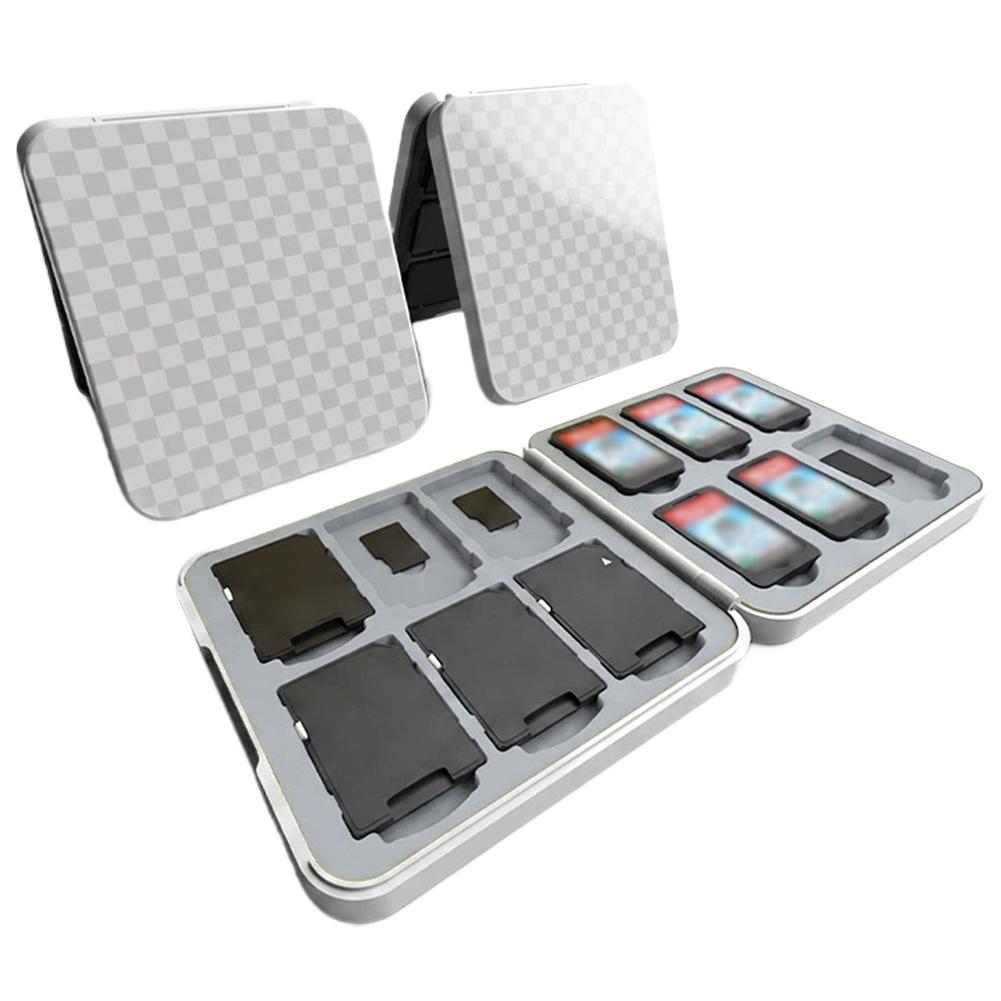 Portable Magnetic Game Card Box Holder Storage Box, For Game Slots and Micro Sd Card Slots, Suitable For Switch Lite/Oled