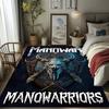 Manowar: Alfombra Power Glory Adecuada para todas las estaciones Decoración del hogar Arte para la habitación Felpudo