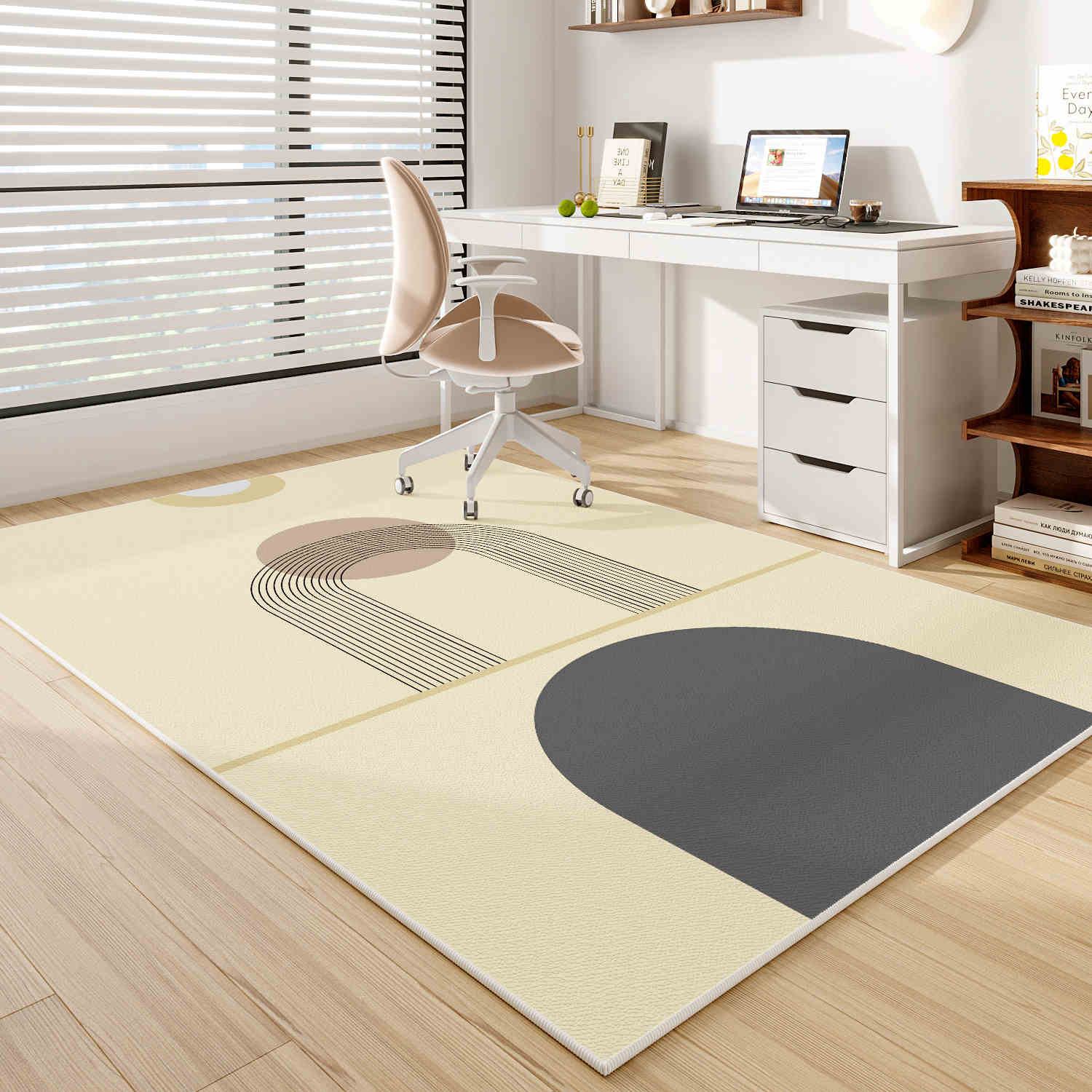 

Modern living room carpets have a high-end texture. Sofas, coffee tables, floor MATS and home decorations 60*90cm