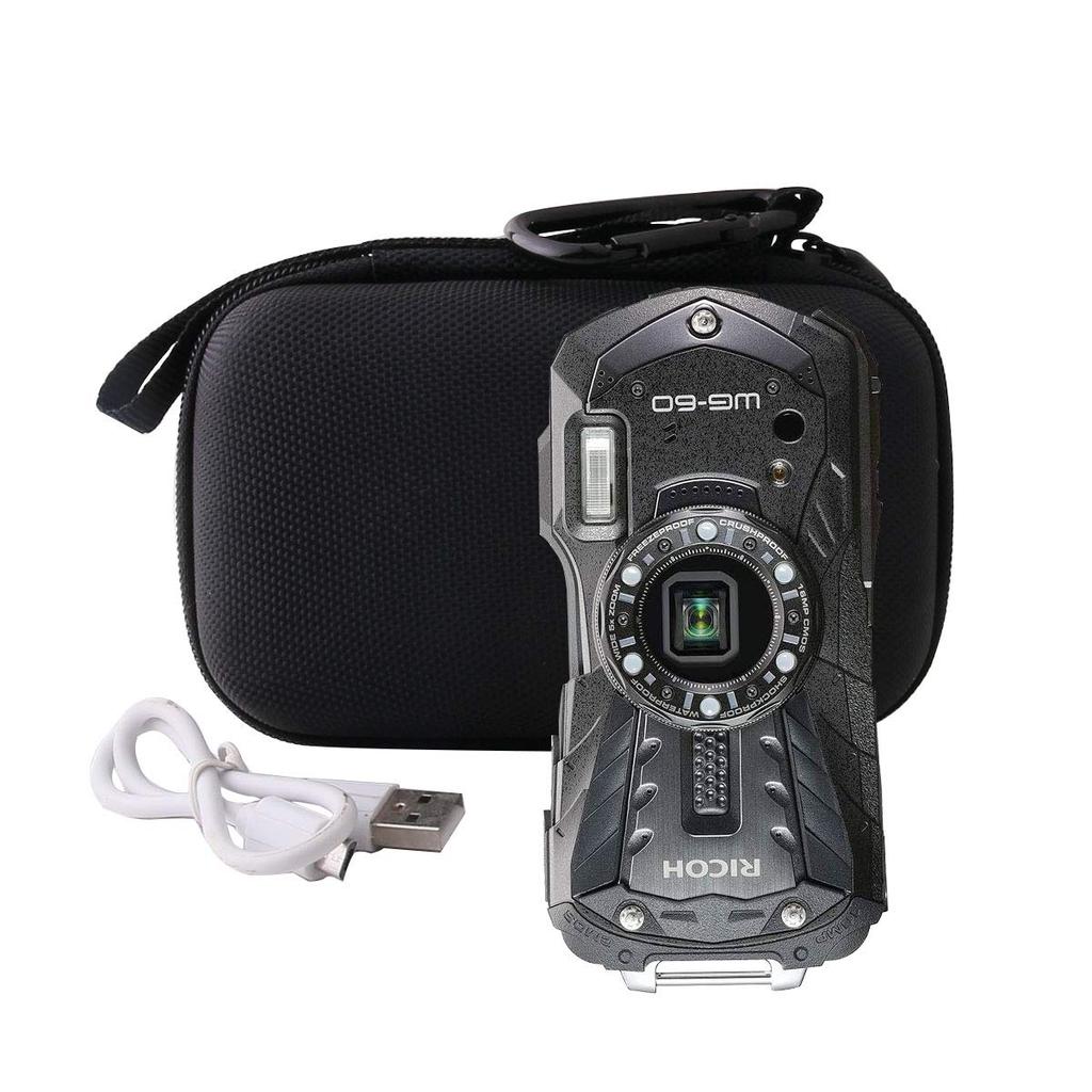 Storage Case for RICOH Digital Cameras WERJIA Case WG-90/WG-80/WG-70/WG-60/WG-50/WG-40 - (storage - Black)