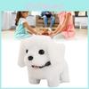 Realistic Robot My Puppy Plush Toy With Sound For Kids Gift Cute Stuffed Doll