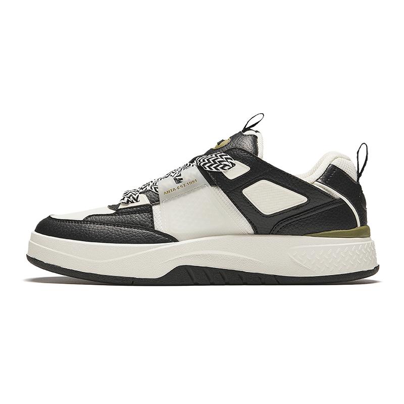 Anta Aoyou Pro Men Low Top Skate Shoes Basic Black 912438015-1 41