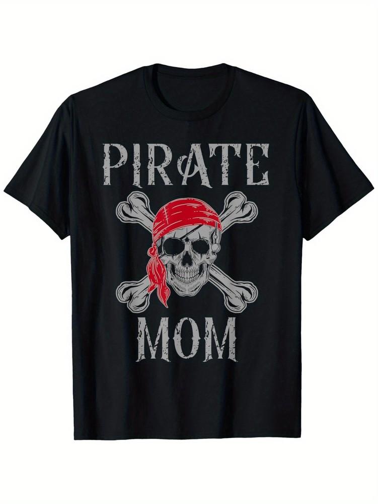 

Funny Retro Pirate Mom Lazy Costume TShirt Suitable for All Men And Women Unisex T-Shirt XXXXL