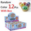 Random Color Beaded Dumpling Squishy Toy Rainbow  Blind Box Bamboo Steamer Squeeze Fidget Toy Party Stress Relief Gift