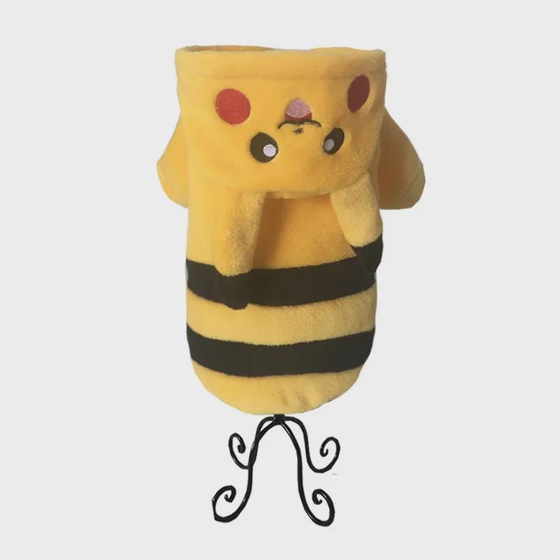 Universal Pikachu Pet Winter Outfit: Small Dog & Cat Warm Costume