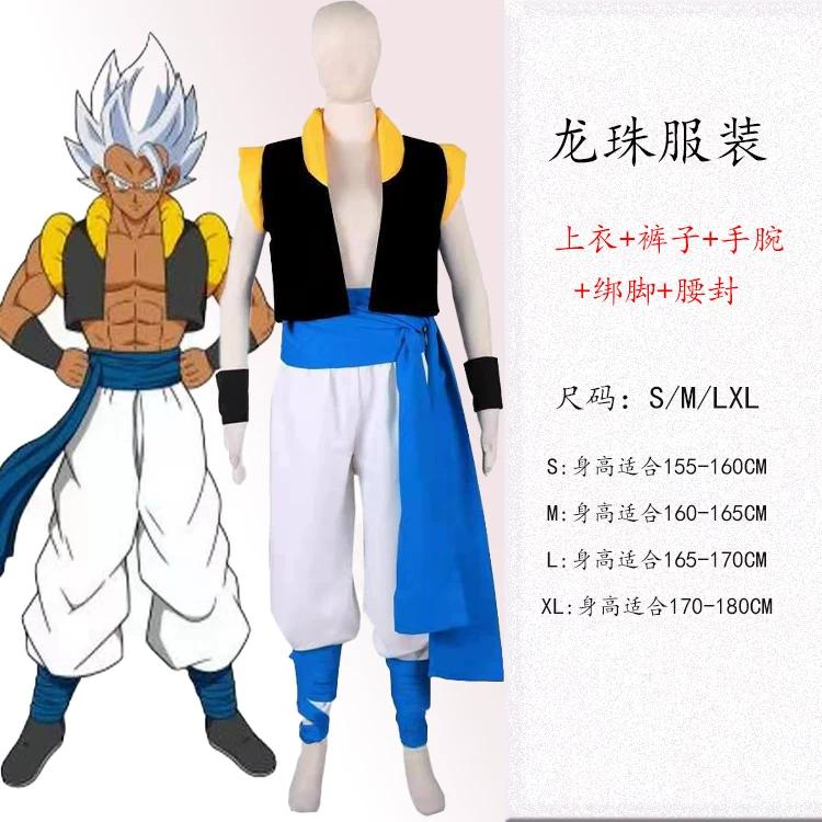 Dragon Ball Goku Master Roshi Future Fighter Cosplay Set, Anime Halloween Stage Performance Outfit