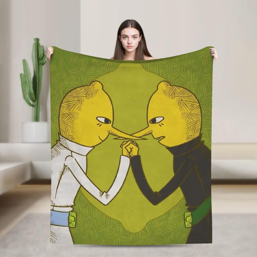 Lemongrab Unakzeptabel Flanelldecke Frühling Warm Weich Überwurfdecke für Kinder Erwachsene Heimdekoration Grafische Tagesdecke Sofabettbezug