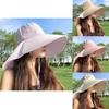 Large Brim Sun Hat For Women Summer Uv Block Full Face And Neck Protection