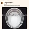 ZISIZ Enamel Ice Bowl Gift Set