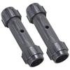 2 stuks Kajakpeddels Connector Vervanging Peddel Riemen Connector Hoge Sterkte Stevige Verbindingen voor Peddel Vervangingsonderdelen