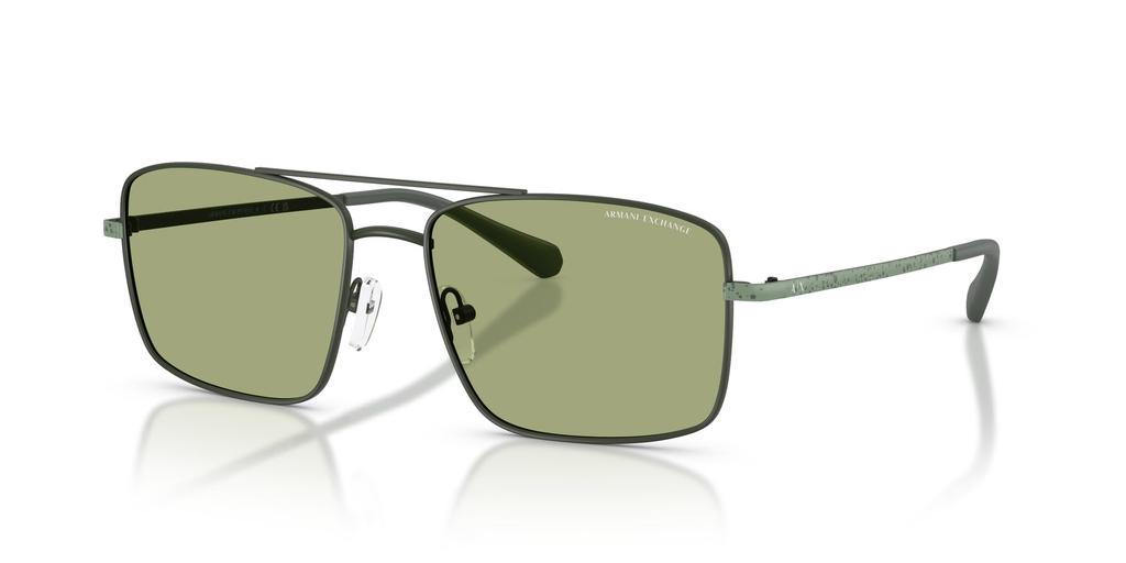 Oakley Sunglasses Frame Color Matte Dark Lens 57mm Men's 0AX2054S, (Front) Green, Color Green,
