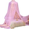 Colorful Hanging Mosquito Net Dreamy Rainbow No-Install Single-Door Dome Bed Canopy Kids Encrypted