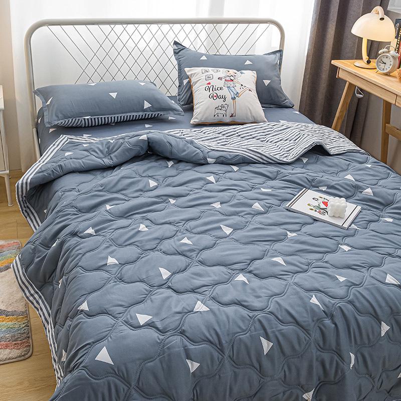 

2025 Новое летнее одеяло с кондиционером, можно стирать в машине - Нехлопковое, стиранный хлопок, одеяло на весну/осень 200x230cm Double Large - Washable Cotton