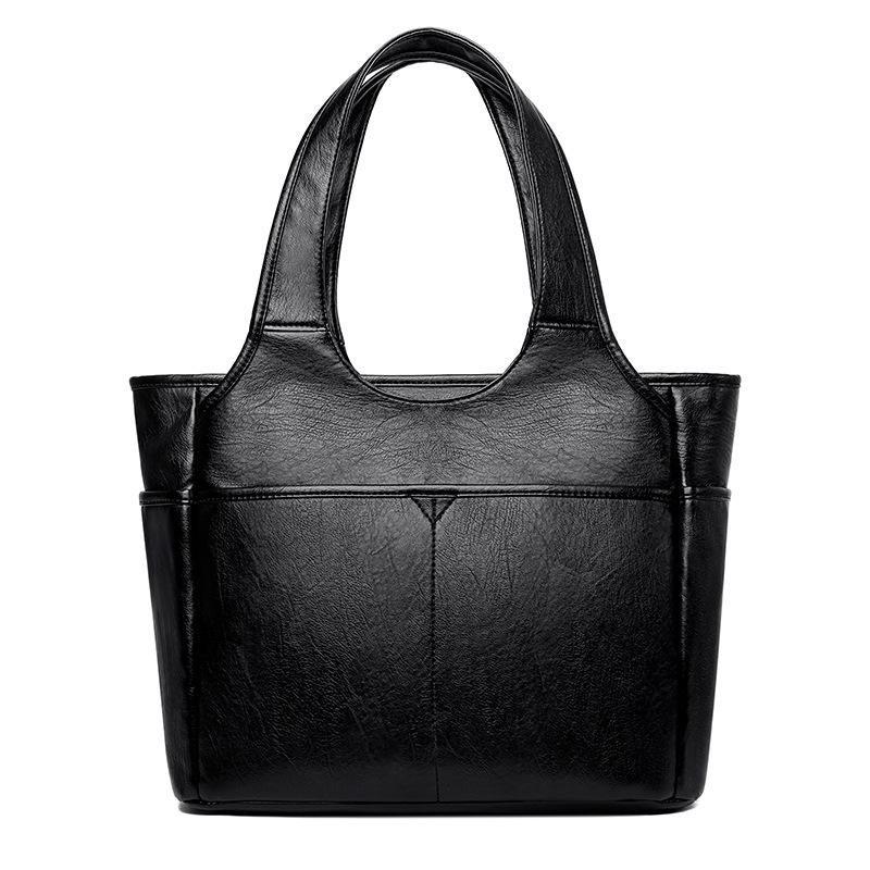 Bag Women's New 2025 Portable Large Capacity Commuter Tote Bag European and American Retro Underarm Bag Shoulder Bag