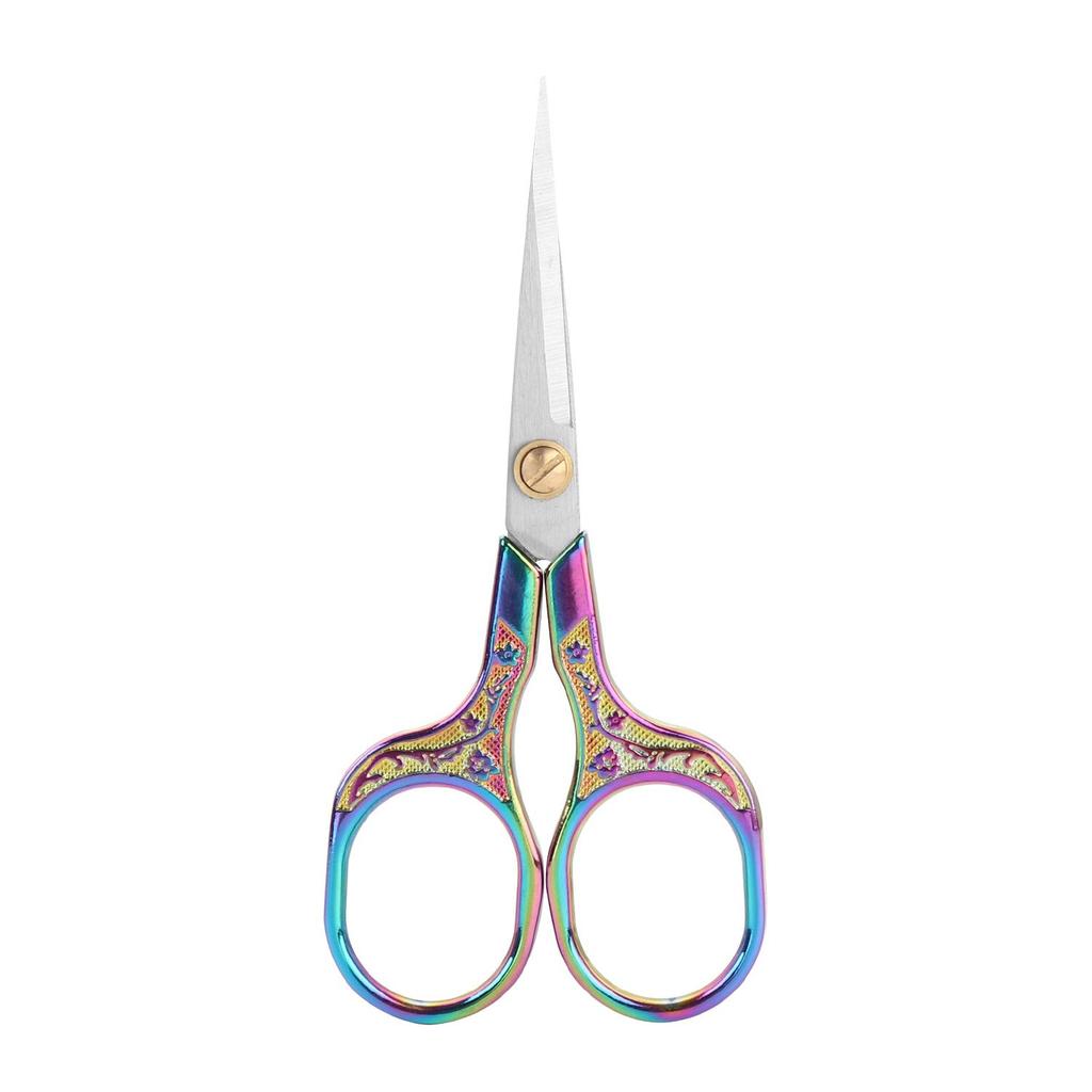 1/2 Pack Stainless Steel Retro Scissors Sewing Machine Professional Cutting Fabric Scissors DIY Handmade Pointed Thread Tailor Scissors