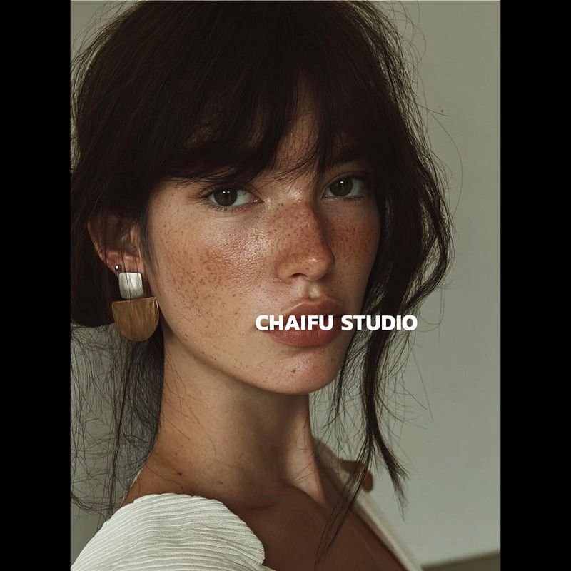

Chaifu Studio/E749 European and American Exaggerated Metal Scratch Craft Earrings Hip-Hop Niche Fan-Shaped Three-Dimensional Earrings Main Picture Pair