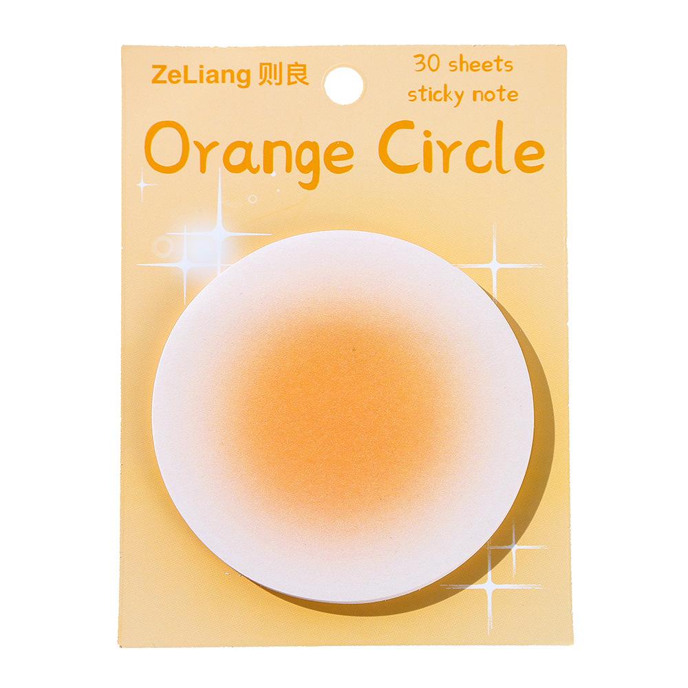 Office School Supplies Blush Halo Student Notes High Value Ins Wind Sticky Morandi Round Stickers Kawai Stationery Wholesale