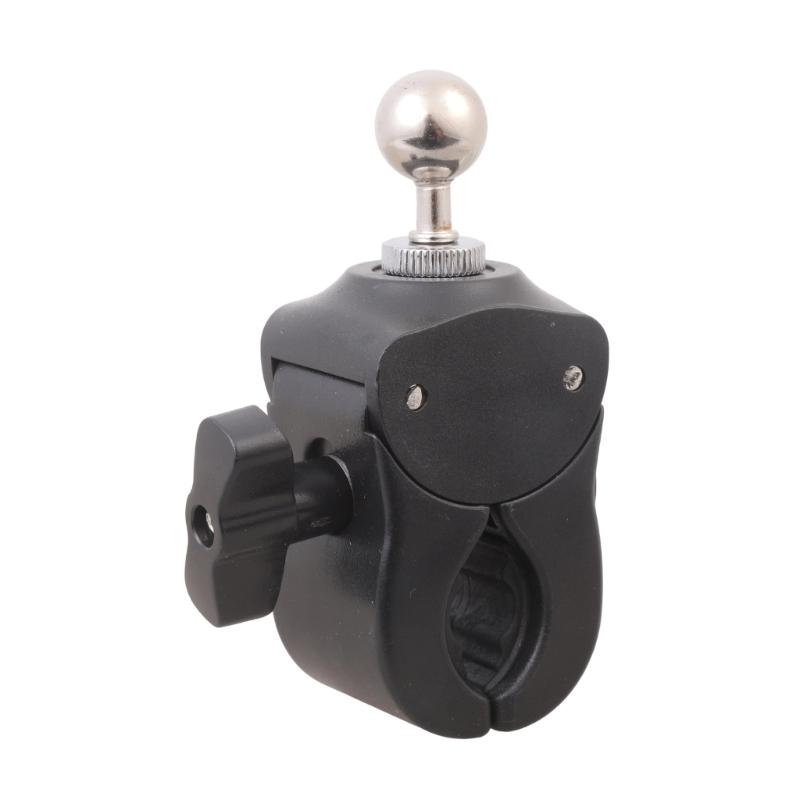 Heavy Duty Clamp Mount for Double Socket Arm Action Camera Bracket with 17.4mm Ball Head for Gadget Extension Arm