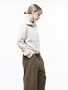 Chaenseseunoi Soft Cable Half Zip-Up Knit - Oatmeal /W243Tp01Ot