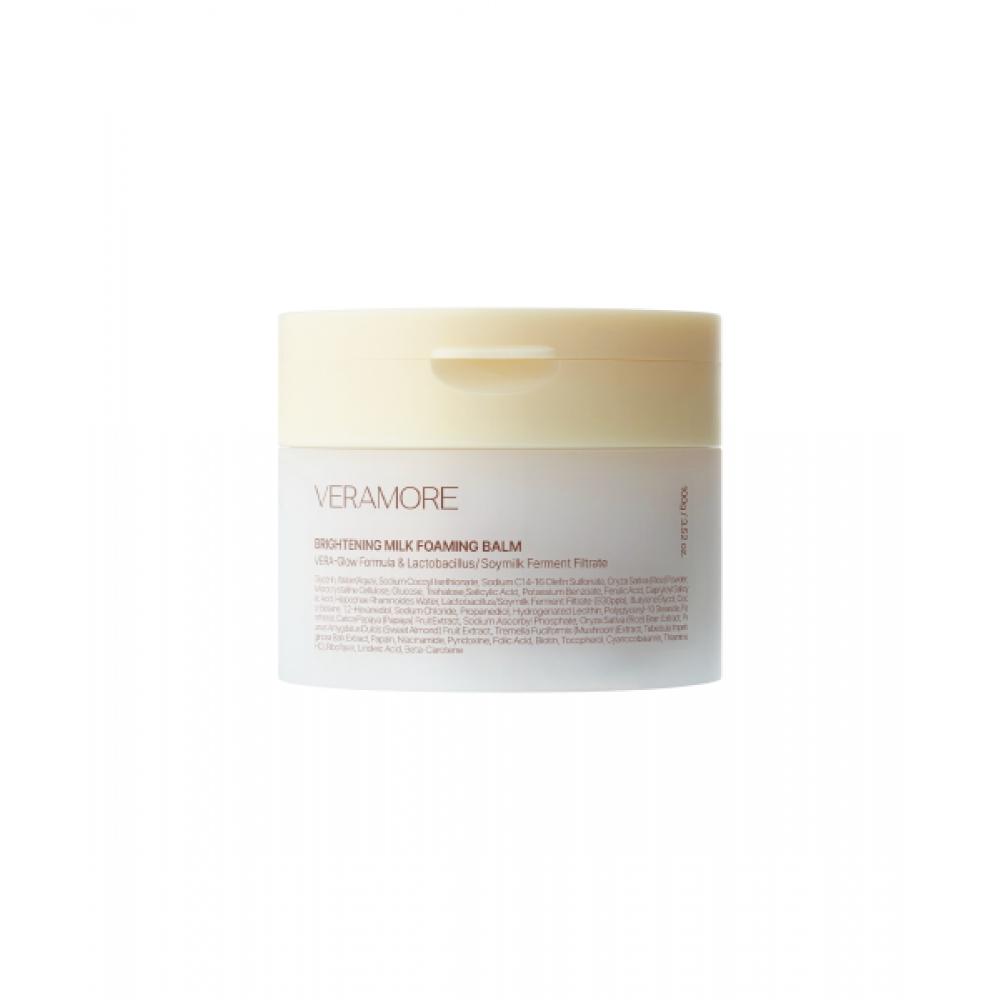 

Veramore [instant Tone Up Hypoallergenic Rice Powder] Brightening Milk Foaming Cleansing Balm NONE