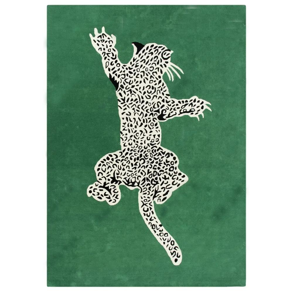 Boho Vintage Tiger Tropical Jungle Area Rugs Accent Oriental Carpet for Bedroom Kitchen Living Room Indoor Entrance Doormat