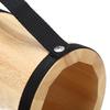 Wood+Sheepskin Hand Drum Kit Wood Color Handpan Drums Set Portable Bongo Hand Drum  For Drum Lovers