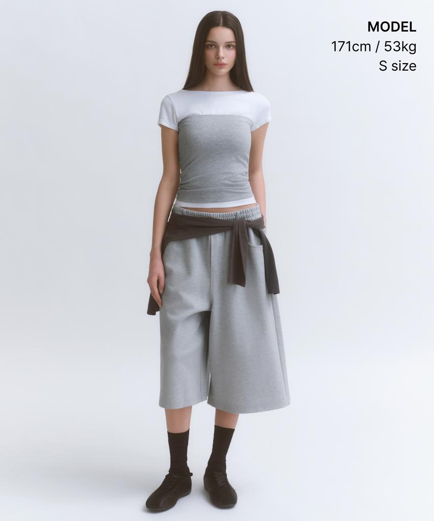 MUSINSA STANDARD WOMAN Women'S Slim Tube Top [Medium Grey]