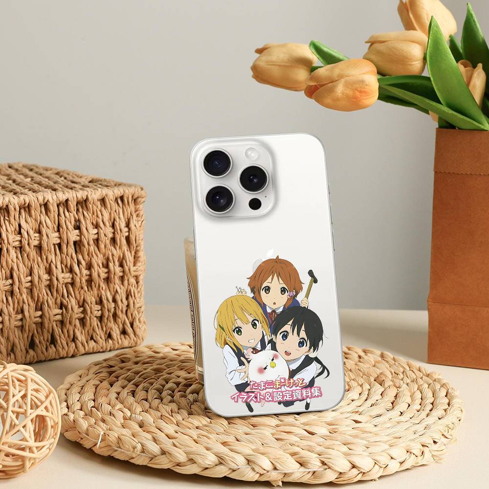 Kitashirakawa Tamako Tamako Market Phone Case For IPhone 17 16 15 13 12 14 Pro Max 7 8 Plus XR XS X Transparent Shockproof Cover