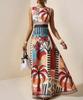 2026 European & American Women's Bohemian Sleeveless Summer Long Dress