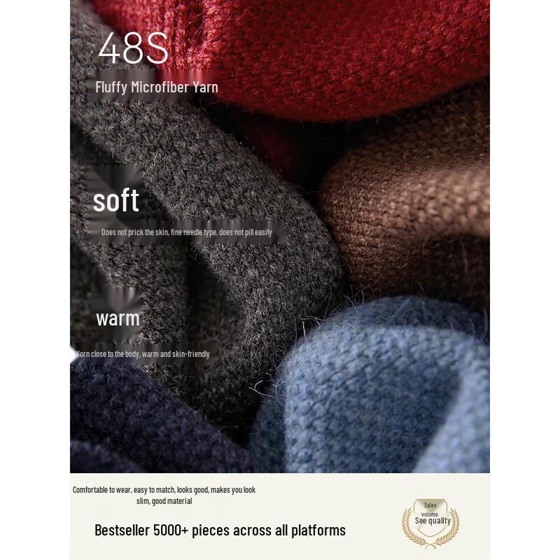 XWI Women's Contrast Hooded Knit Sweater