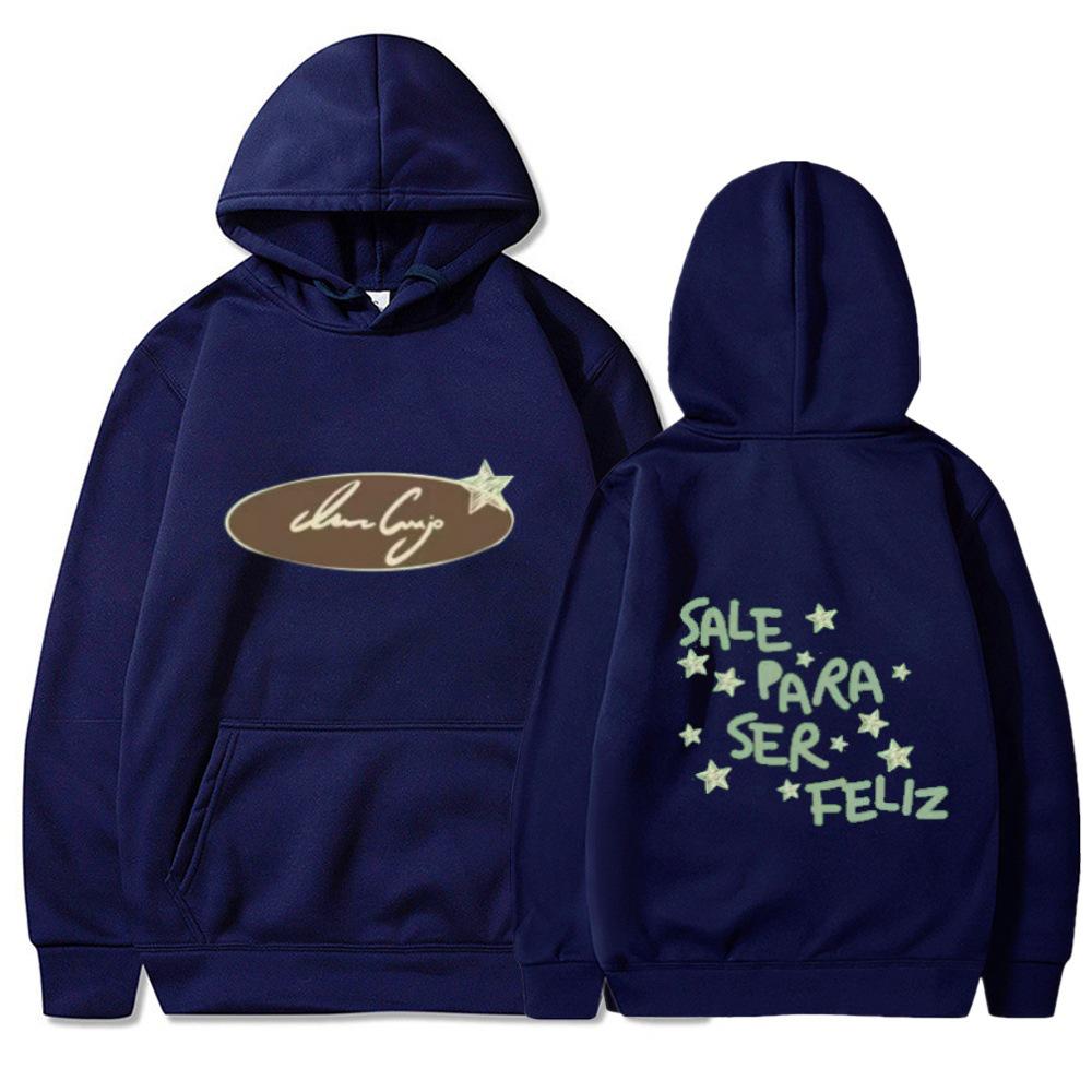 2025 American-Style Star Print Hooded Sweatshirt - Casual, Loose Fit for Autumn and Winter