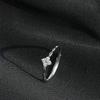 High-End 925 Silver Plated Flower Ring - Light Luxury Open Design for Women