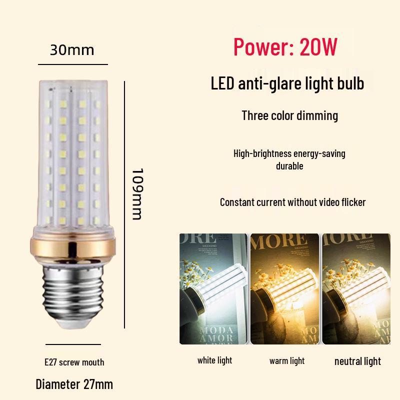 Abat-jour de remplacement pour lustre en cristal Evergrande - Ampoule LED Luminaire de table translucide de luxe Accessoire pour salon décoré