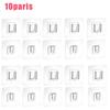 5/0 pairs of traceless snap fasteners unperforated plug hooks firmly fixed on the router fixed wall hooks storage buckles