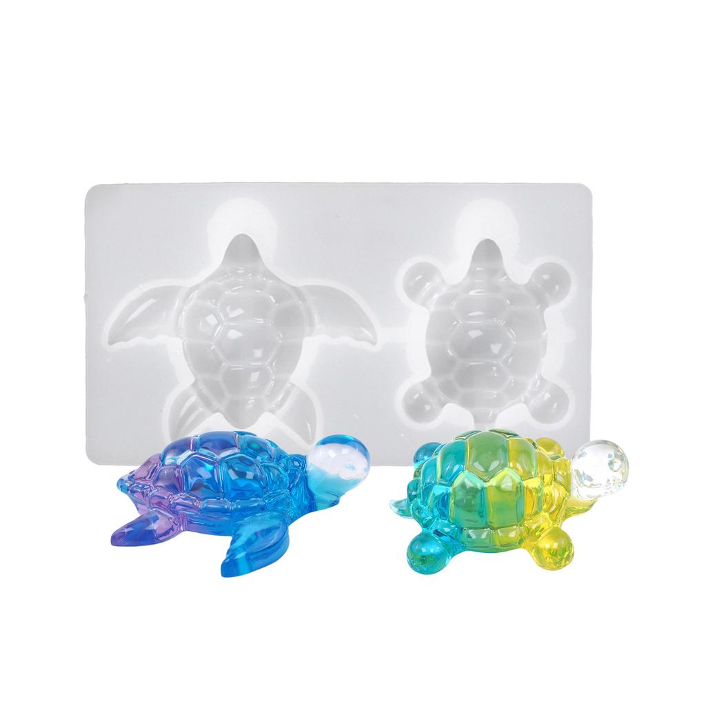 Reusable Turtle Shaped Silicone Mold Reusable Crafting Moulds Suitable for Handmade Jewelry and Desktop Displays