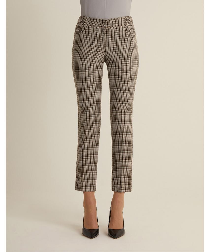 OLIVIALAUREN Straight Fit Check Pants_Vocdlxs1231
