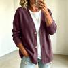Giacca Casual da Donna con Bottoni Frontali Colorata per l'Uso Quotidiano