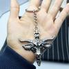 Trendy Punk Star & Skull Pendant Keychain