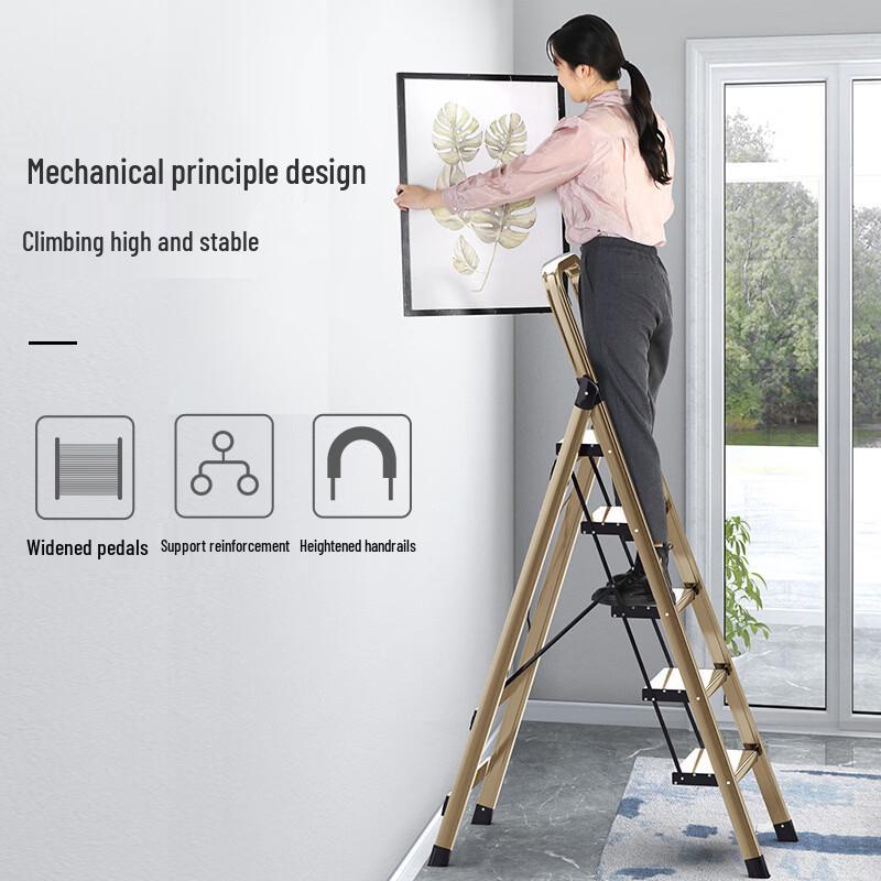 Wuyoudao Aluminum Alloy Household Folding Ladder