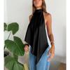 MGHR Women's Fashion Casual Summer Spring O-Neck Blouses & Shirts