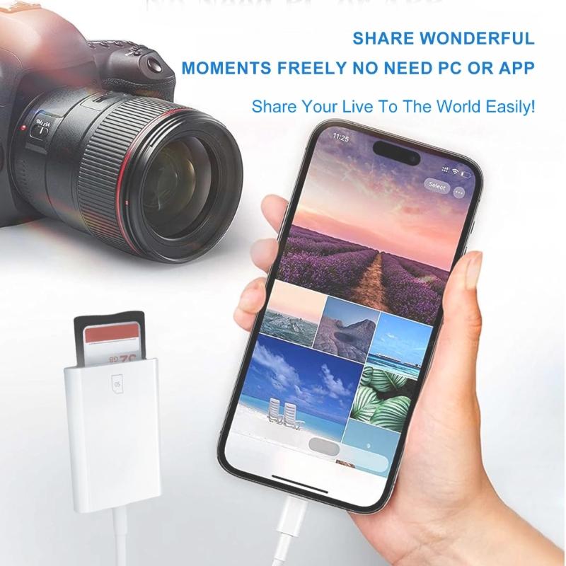 Universal Type C Memory Card Reader Adapter USB C To Card Reader for Cellphone Tablet Portable Camera Viewer Reader