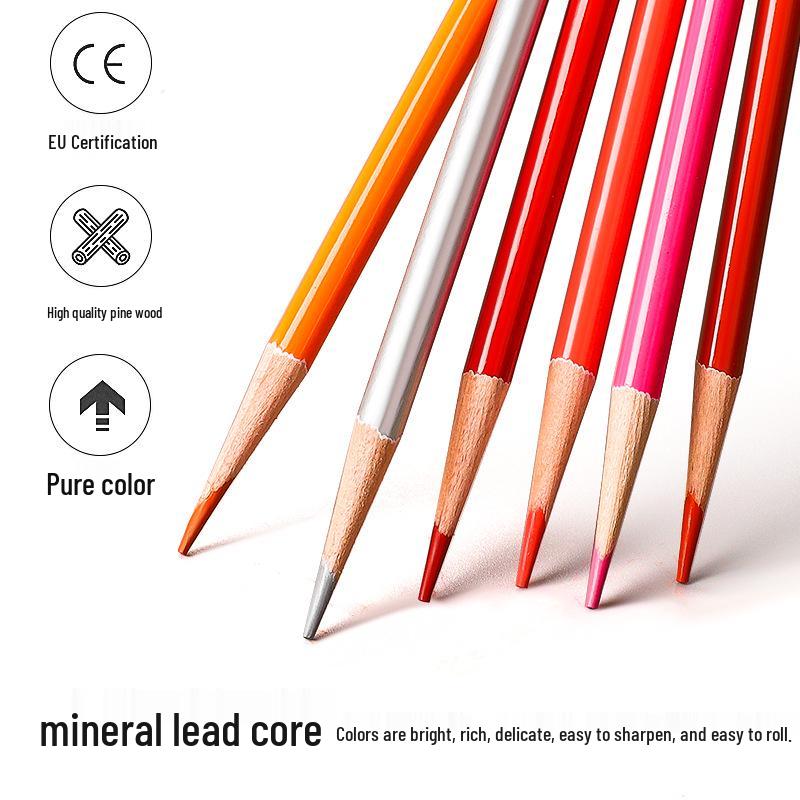 OBOS Professional Oil-Based, Water-Soluble Colored Pencils, 72 Colors for Hand-Drawn Painting and Sketching