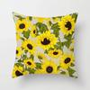 Office Living Room Home Pillowcase Sunflower Print Pattern Pillowcase Car Ornaments
